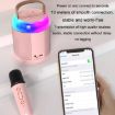 Portable Bluetooth Speaker Outdoor Karaoke Audio Y1 Pink - 9