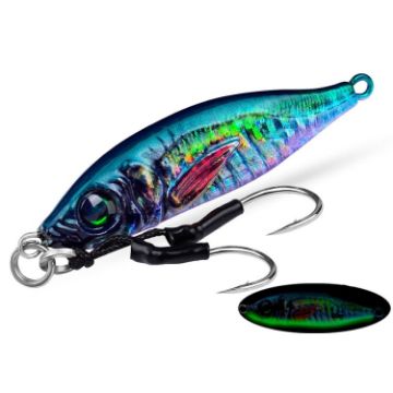 Picture of PROBEROS LF136 Fishing Lure 3D Spray Painted Imitation Bait Long Casting Freshwater Fishing Warbler Bass Leader Lure, Size: 40g (Color I)