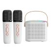 Portable Bluetooth Speaker Outdoor Karaoke Audio Y1 White - 1