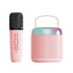 Portable Bluetooth Speaker Outdoor Karaoke Audio Y2 Pink - 1