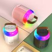 Portable Bluetooth Speaker Outdoor Karaoke Audio Y2 Pink - 2