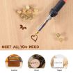 Wood Burning Solder Tips Uppercase Alphabet Chiseled Tips Blades - 4