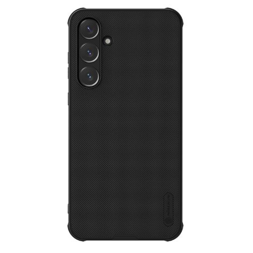 NILLKIN Frosted Shield Pro Magnetic Phone Case for Samsung Galaxy A55 - Black - 1
