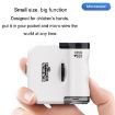 Portable Mini Microscope Pendant With LED Lights - Blue - 3