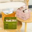 Green Stacking Folding Storage Baskets - Home Kitchen Organizer - 2