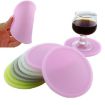 Luminous Silicone Coaster Yellow - Thermal Insulation & Anti-Scald - 2