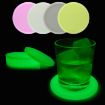 Luminous Silicone Coaster Yellow - Thermal Insulation & Anti-Scald - 6