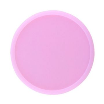 Luminous Silicone Coaster Pink - Thermal Insulation & Anti-Scald - 1