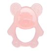 Childrens Silicone Bear Bites Teething Stick Toy (Pink) - 1