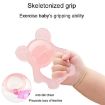 Childrens Silicone Bear Bites Teething Stick Toy (Pink) - 4