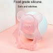 Childrens Silicone Bear Bites Teething Stick Toy (Pink) - 7