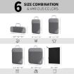 Compression Mesh Travel Cubes Packing Bags (Red) - 6