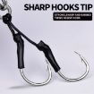 PROBEROS LF137 3D Bionic Lure Warp Bass Leader Fish Freshwater Sea Fishing Bait - 9