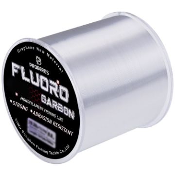 Picture of PROBEROS Lures Fluorocarbon Fishing Line Clear Nylon Carbon Fiber Leader Fish Line, Line No.: 0.6 (500m)
