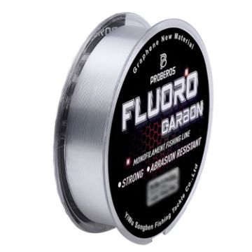 Picture of PROBEROS Lures Fluorocarbon Fishing Line Clear Nylon Carbon Fiber Leader Fish Line, Line No.: 5.0 (100m)