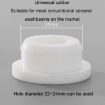 Universal Wash Basin Overflow Hole Plug Cap - 20pcs (22-24mm) - 4
