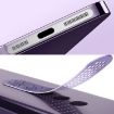 2pcs/Set iPhone 12/13/14/15 Speaker Dust-Proof Mesh Port Film (Silver) - 4