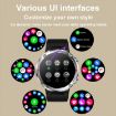 Picture of T30 1.6-inch Outdoor Sports Waterproof Smart Music Bluetooth Call Watch, Color: Black Net+Silicone