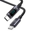 USAMS Type-C to Type-C 100W Fast Charge Cable, 1.2m - Black - 2