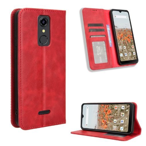 Consumer Cellular Iris Connect Red Leather Phone Case - 1