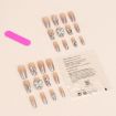 Picture of 24pcs/box Handmade Nail Glitter Nail Jelly Glue Finished Patch, Color: BY1078 (Wear Tool Bag)