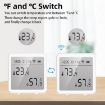 Smart Home Wifi Temperature & Humidity Sensor - Black - 3
