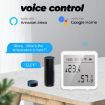Smart Home Wifi Temperature & Humidity Sensor - Black - 4