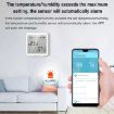 Smart Home Wifi Temperature & Humidity Sensor - Black - 6