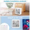 Smart Home Wifi Temperature & Humidity Sensor - Black - 8