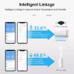 Wifi Temperature and Humidity Sensor for Smart Home (White) - 5