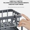 Multifunctional Drain Rack Sponge Rag Storage Shelf Black - 8