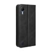 Cricket Debut S2 U380AC Leather Phone Case - Black - 3