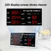 Indoor Air Monitor TVOC Formaldehyde Detector - Light Gray - 6