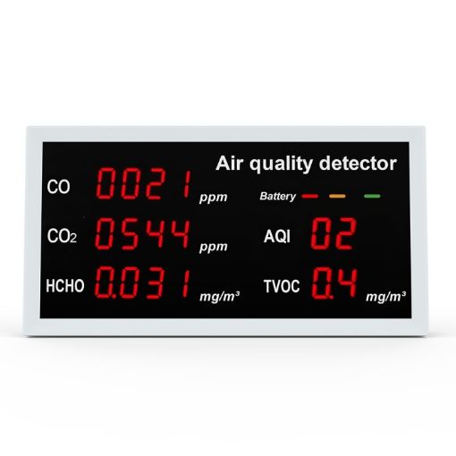 Indoor Air Monitor TVOC Formaldehyde Detector (W17 White) - 1