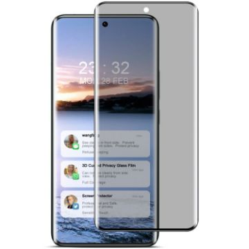 IMAK 3D Curved Privacy Anti-glare Tempered Glass Film for Xiaomi 14 Pro/Ultra - 1