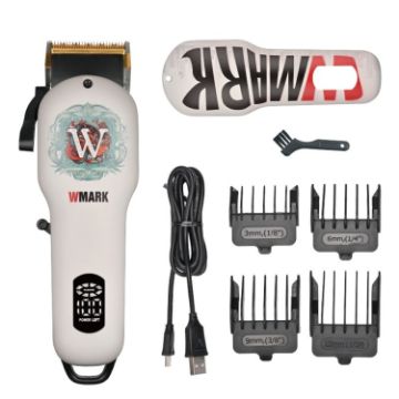 WMARK NG-123 Electric Hair Clippers - Rechargeable Haircutting Scissors - 1