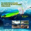 PROBEROS DW601 360 Degree Rotating Propeller Lures Topwater Bait - 9