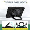 Samsung Galaxy Tab A9 Armor Silicone Tablet Case - Black - 5