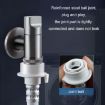 1m Fully Automatic Washing Machine Water Inlet Hose Adapter - 5
