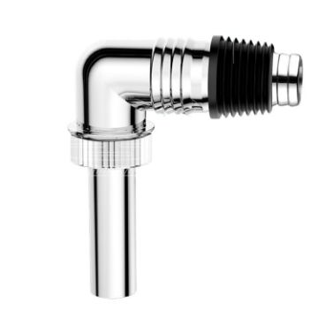 Elbow Type Washing Machine Floor Drain Joint Pipe Connector A1 - 1