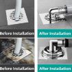 Elbow Type Washing Machine Floor Drain Joint Pipe Connector A4 - 8