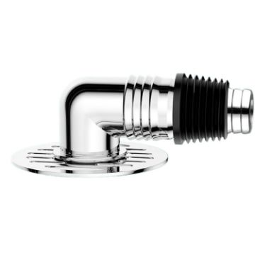 Elbow Type Washing Machine Floor Drain Joint Pipe Connector A2 - 1