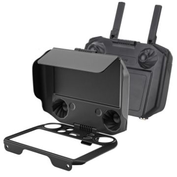 Sunnylife DJI RC Pro 2 in 1 Controller Protector Sun Hood Screen Guard - Black - 1