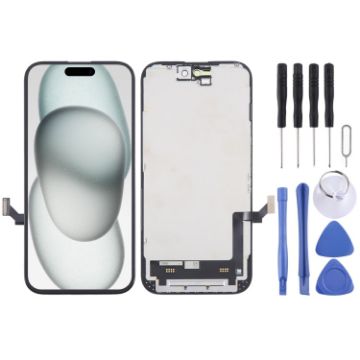 Incell THL LCD Screen with Digitizer for iPhone 15 - Full Assembly - 1