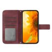 Motorola Moto G Power 5G 2024 Leather Phone Case - Wine Red - 3