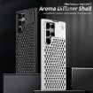 Samsung Galaxy S23 Ultra 5G R-JUST RJ58 Aromatherapy Metal Cooling Phone Case Silver - 2