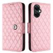 OnePlus CE 3 Lite 5G/Nord N30 Pink Leather Phone Case with Lanyard - 2