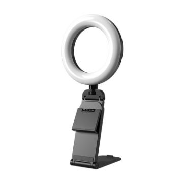 Picture of Desktop Ring Fill Light Video Conferencing Computer Fill Lamp With Multi-Function Bracket 3000-6500K