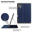 Lenovo Tab M11/Xiaoxin Pad 11 Leather Tablet Case - Dark Blue - 4