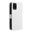 TCL 502 Diamond Texture Leather Phone Case - White - 3